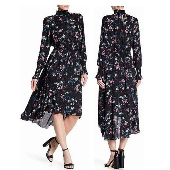 Nanette Lepore Sophisticated Floral Printed Women's A-Line Dress sz 4-6 READ - Picture 1 of 8